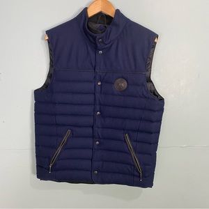 Canada Goose Branta Down Vest Wool, Navy Blue